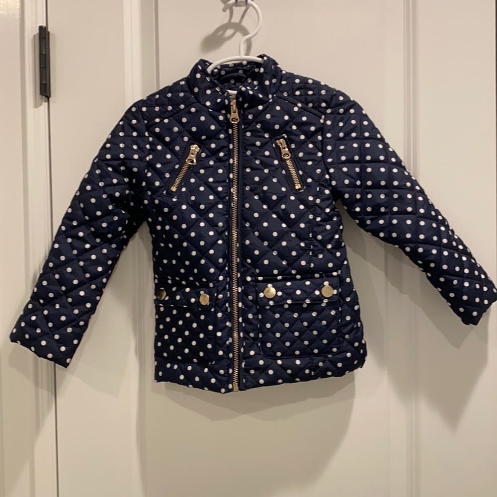 C&C California Girls 2T Polka Dot Jacket, Navy